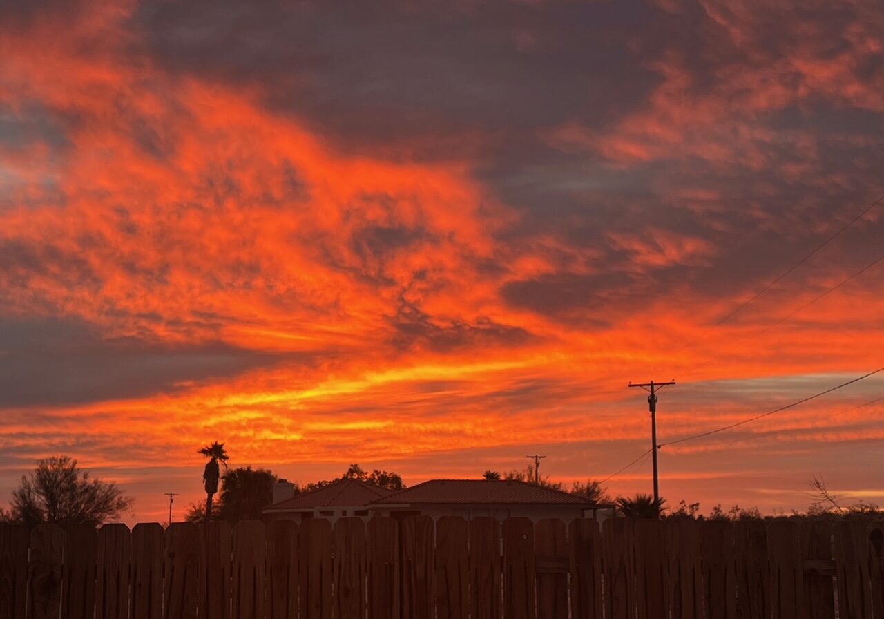 Sunset at Borrego